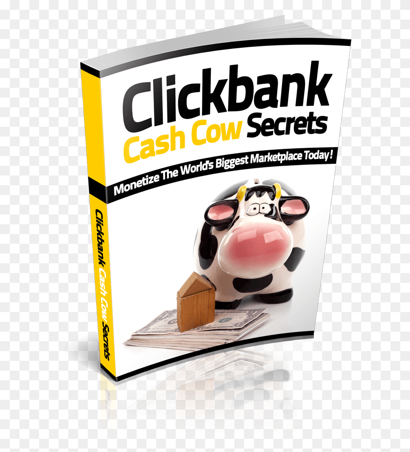 600x867 Clickbank Дойная Корова Секреты Clickbank, Игрушка, Текст, Млекопитающее Png Скачать