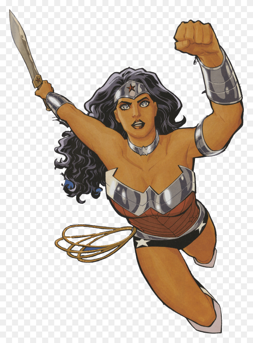 1000x1383 Cliff Chiang Sketch Wonder Woman, Person, Human, Face HD PNG Download