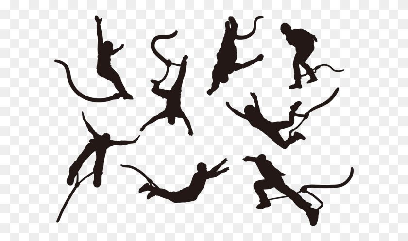 619x437 Cliff Jumping Silhouette, Dance Pose, Leisure Activities, Person HD PNG Download