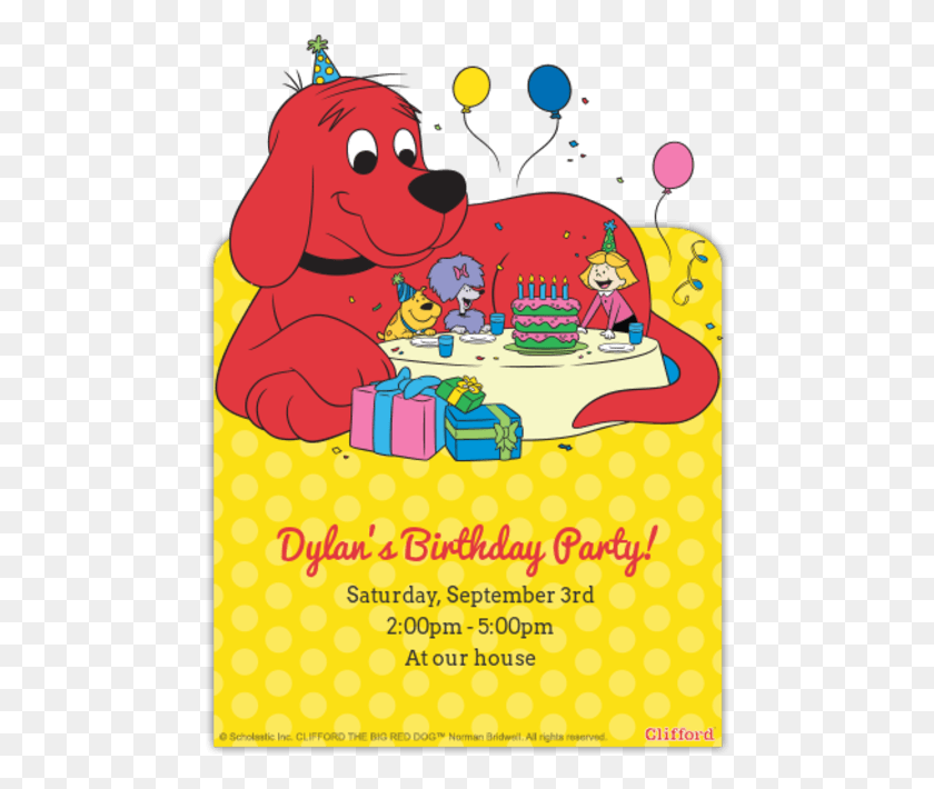 474x650 Clifford The Big Red Dog, Advertisement, Poster, Flyer HD PNG Download