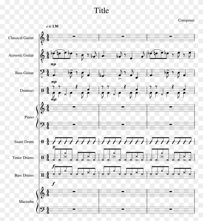 773x855 Clifford The Big Red Dog Theme Caillou Theme Song Trumpet Sheet Music, Gray, World Of Warcraft HD PNG Download