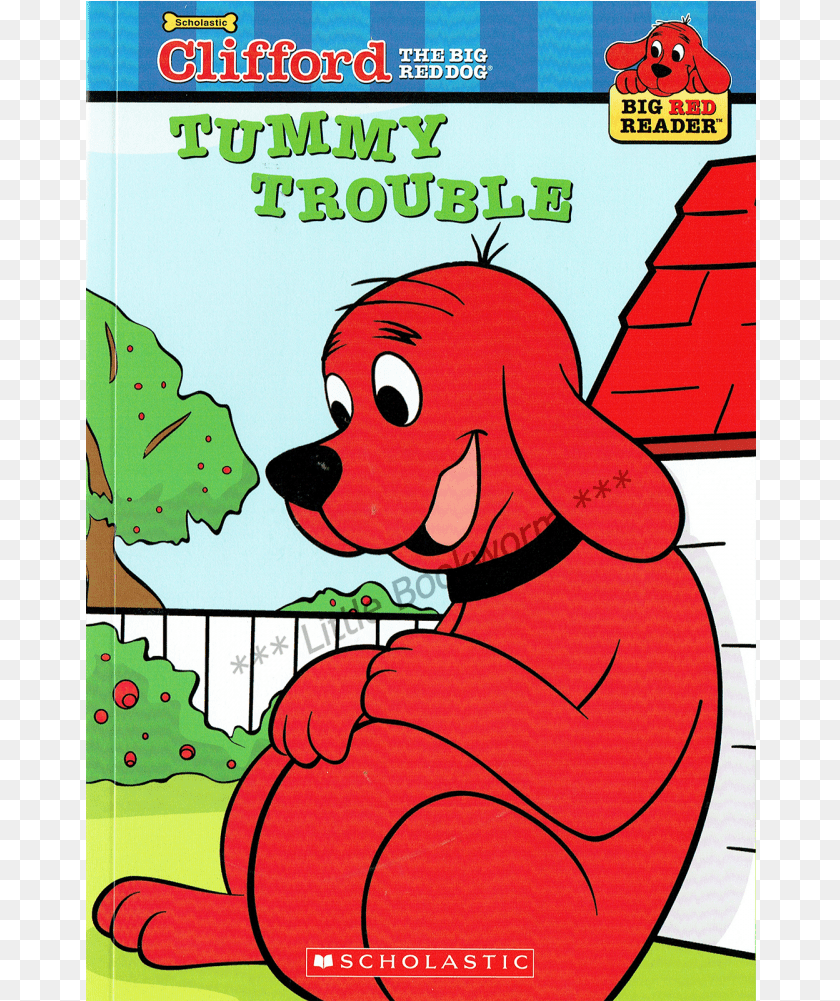 671x1001 Clifford Tummy Trouble Book, Comics, Publication, Baby, Person Clipart PNG