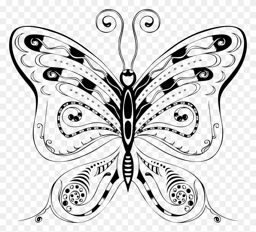 2450x2208 Clifford Yang Free Resolution Gt Pix Free Hand Drawing Designs Of Butterfly, Gray, World Of Warcraft HD PNG Download