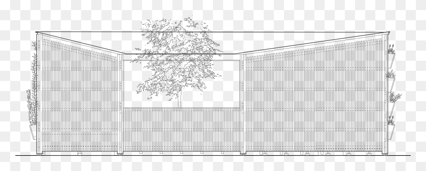 5732x2050 Климатическая Архитектура Рисунок, Ворота, Забор Hd Png Скачать