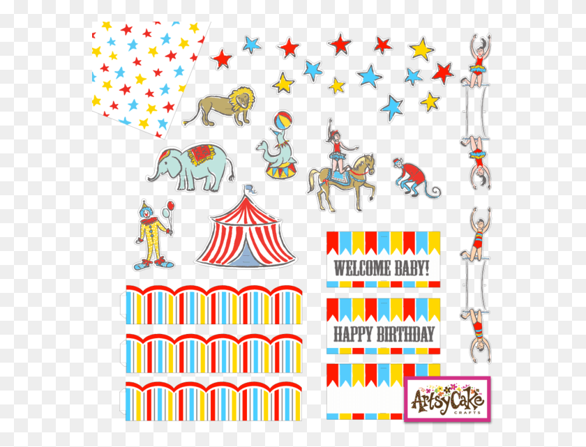 577x581 Clip Art, Circus, Leisure Activities, Crowd HD PNG Download