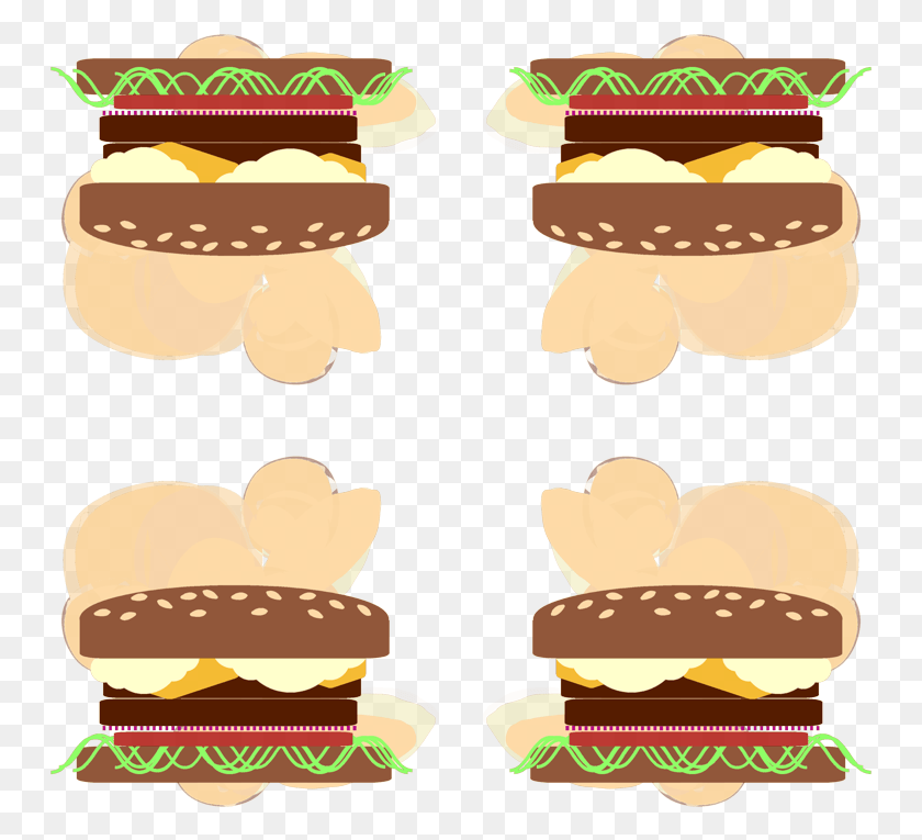 749x705 Clip Art, Burger, Food, Hot Dog HD PNG Download