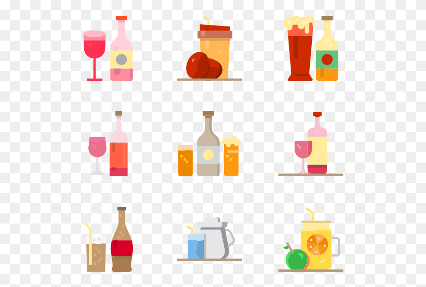 515x505 Clip Art, Bottle, Beverage, Drink HD PNG Download