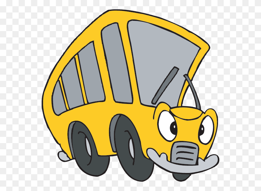 572x554 Clip Art, Vehículo, Transporte, Autobús Hd Png