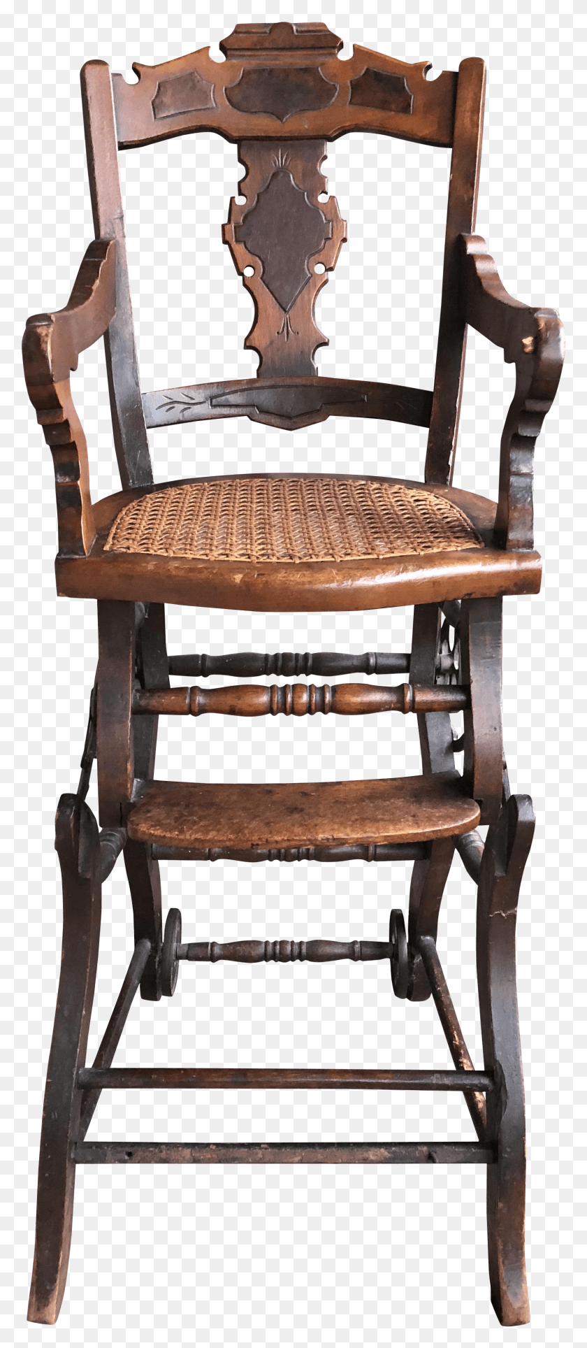 1531x3667 Clip Art Antique Wooden High Chair Chair HD PNG Download