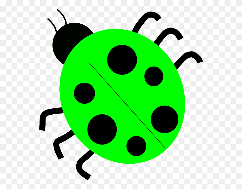570x596 Clip Art At Clker Com Vector Online Ladybug Clip Art, Insect, Invertebrate, Animal HD PNG Download