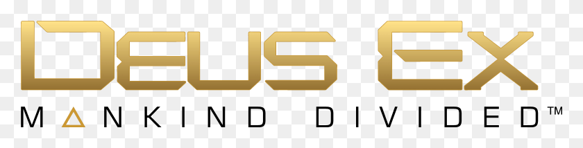 7855x1557 Clip Art Black And White Library Vs Jpg For Free Deus Ex Mankind Divided, Word, Logo, Symbol HD PNG Download