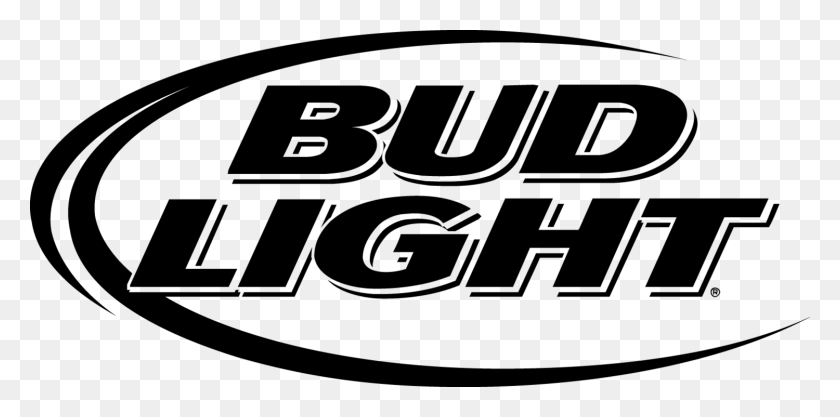 1500x687 Clip Art Bud Light Clipart Logo Black And White Bud Light Logo, Gray, World Of Warcraft HD PNG Download