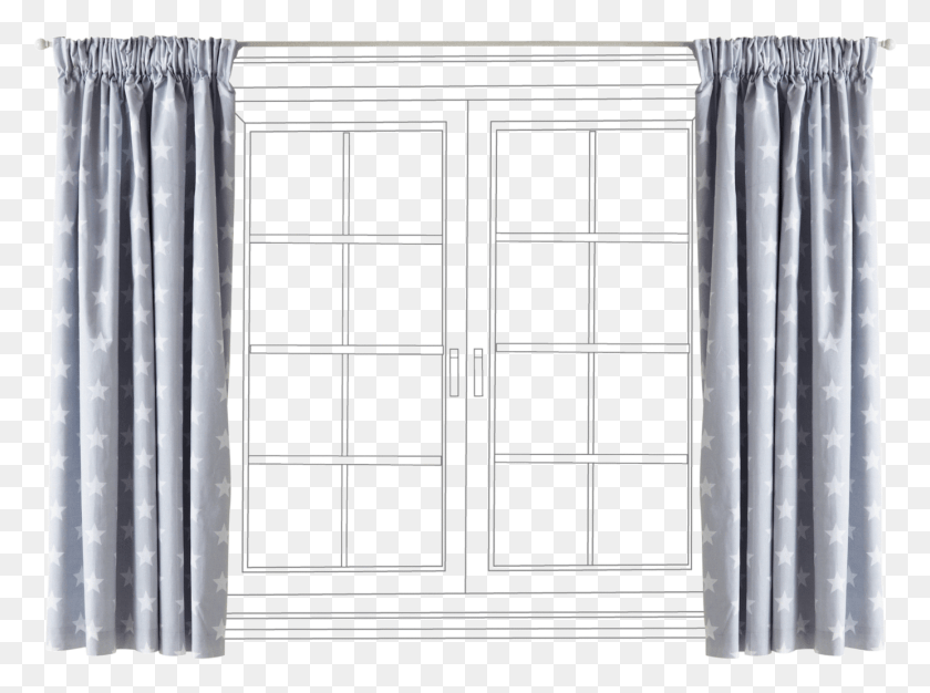 1383x1004 Clip Art Child Room Curtains Curtain Children Room, Window, Home Decor, Shower Curtain HD PNG Download