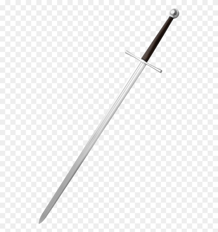 545x833 Clip Art Collection Of Free Drawing White Sword, Blade, Weapon, Weaponry HD PNG Download