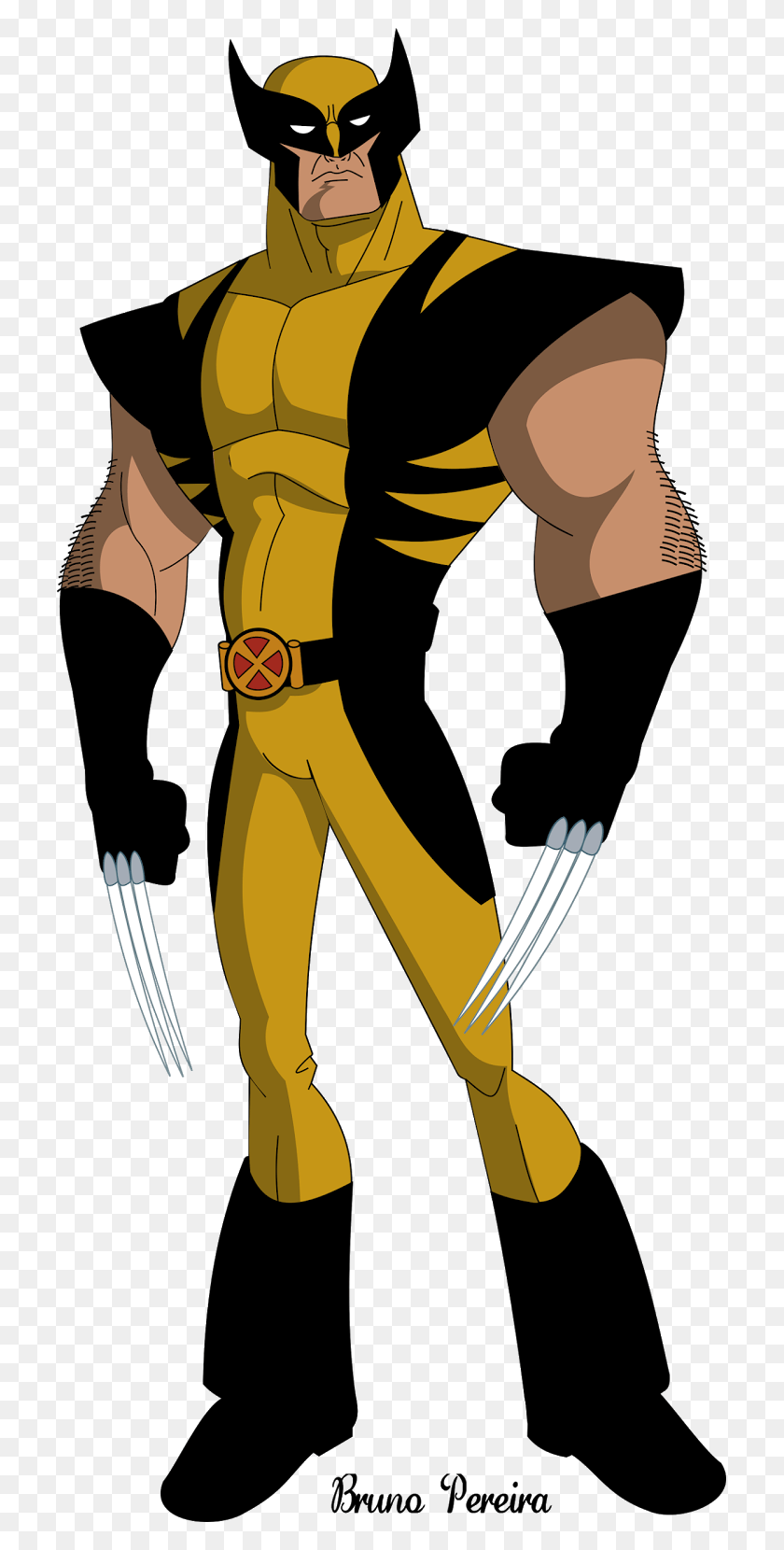 717x1600 Clip Art Desenhos Wolverine Wolverine And The X Men Character, Person, Human, Hand HD PNG Download