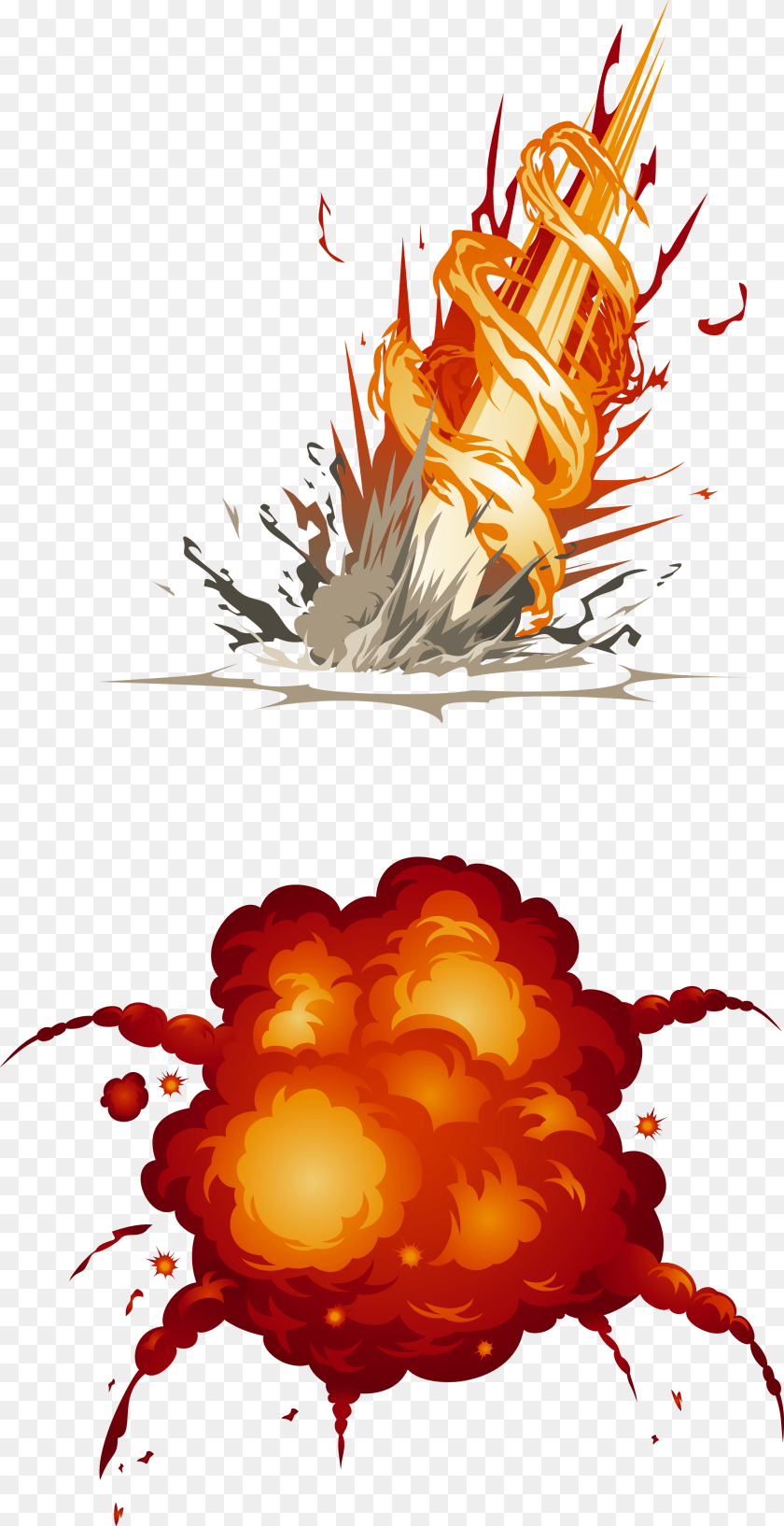 2244x4364 Clip Art Drawing Explosions, Graphics, Outdoors, Nature, Dynamite Transparent PNG