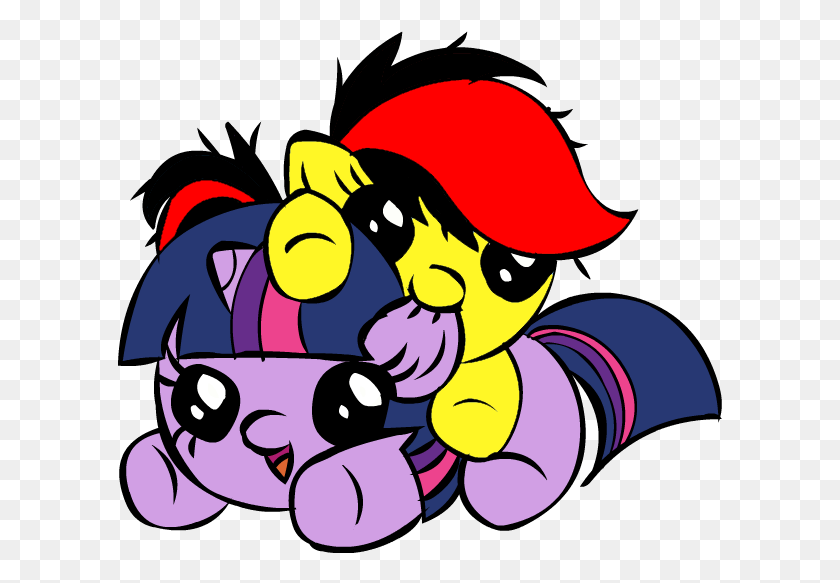605x523 Clip Art Editor Mlp Baby Twilight Sparkle And Rainbow Dash, Graphics, Person HD PNG Download