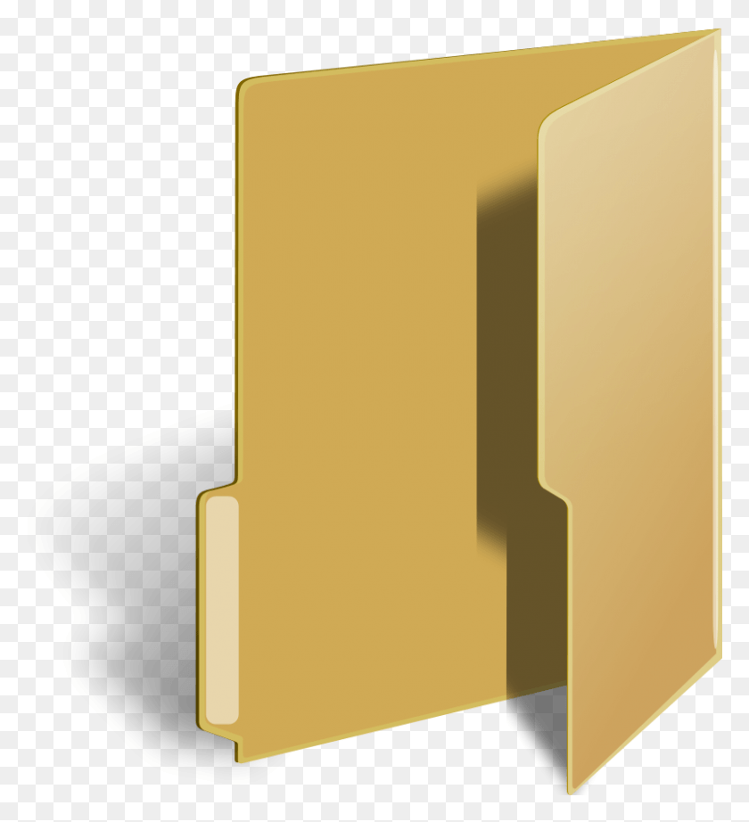 806x891 Clip Art File Simple Medium Size Carpetas Windows 10, Cardboard, Carton, Box HD PNG Download