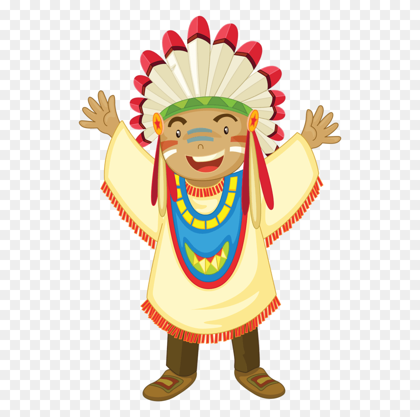 527x774 Clip Art Free Party Cow Boys American Indian Native American Emoji, Toy, Costume HD PNG Download