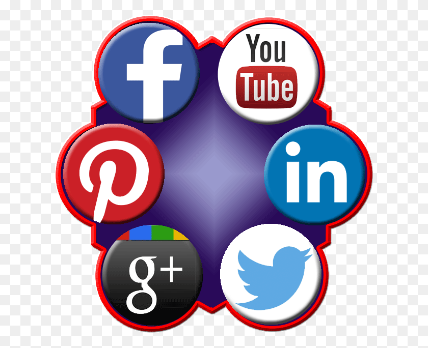 624x624 Clip Art Free Stock The Top Most Popular Websitesmarketclick Social Websites, Number, Symbol, Text HD PNG Download