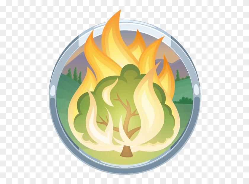 514x559 Clip Art Freeuse Birth Of Moses And The Burning Baby And A Bush Bible App, Fire, Flame HD PNG Download