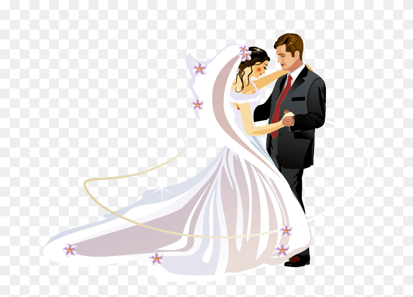 665x544 Clip Art Freeuse Library Christian Marriage Clipart Bride And Groom Vector, Performer, Person, Human HD PNG Download