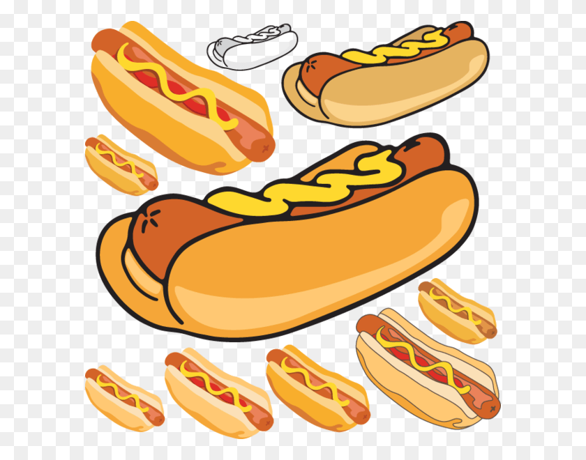596x600 Clip Art From Clip Art, Hot Dog, Food, Shoe HD PNG Download