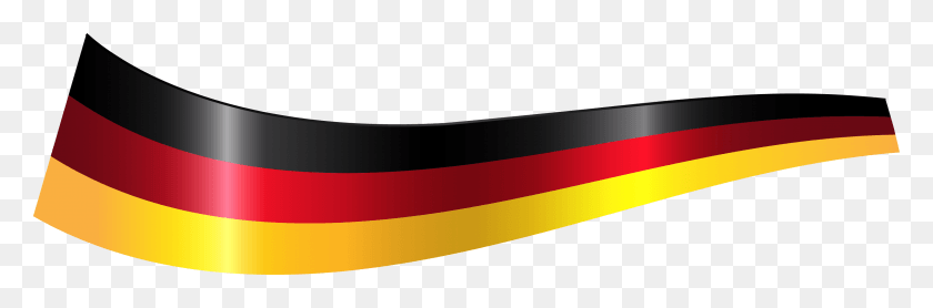 2989x836 Clip Art German Flag German Flag Ribbon Transparent, Clothing, Apparel, Plant HD PNG Download