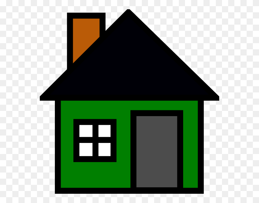 582x599 Clip Art Green House, Housing, Building, Mailbox HD PNG Download