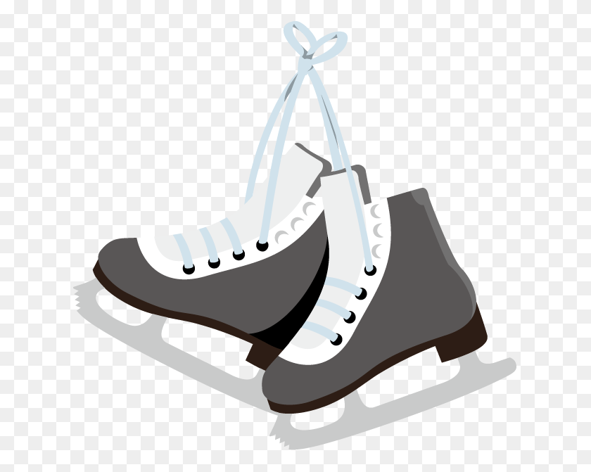 631x611 Clip Art Hockey Skates Ice Hockey Skates Clipart, Clothing, Apparel, Shoe HD PNG Download
