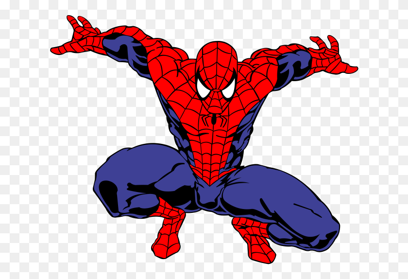 636x514 Clip Art Homen Aranha Spider Man Para Bordar, Animal, Reptile, Snake HD PNG Download