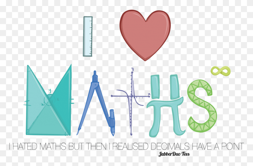 1024x646 Clip Art I Love Math Meme Heart, Text, Alphabet, Word Descargar Hd Png