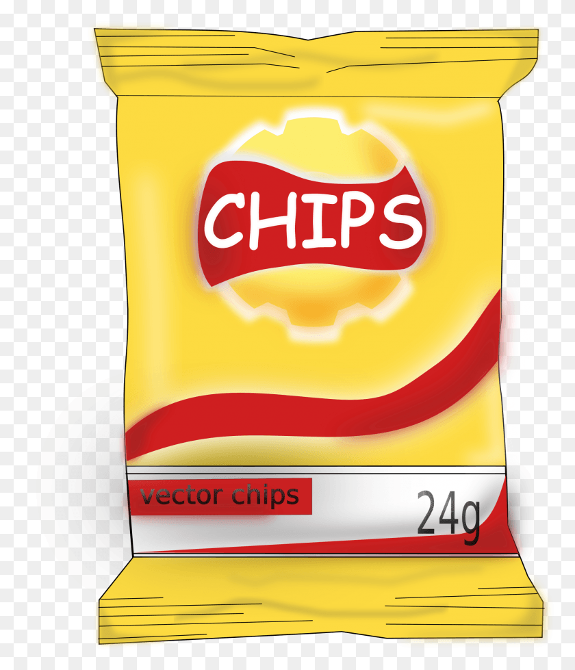 1790x2109 Clip Art Images Generic Bag Of Chips, Ketchup, Food, Beverage HD PNG Download