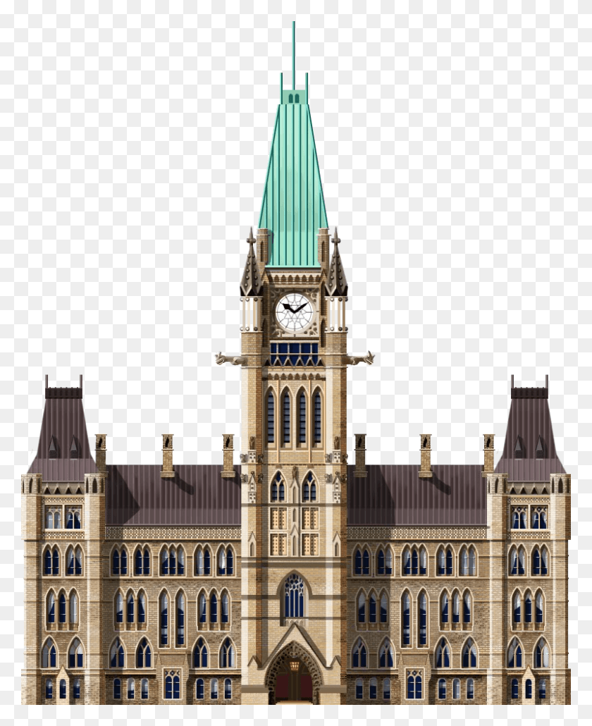 799x994 Clip Art Images Parliament Hill Ottawa, Tower, Architecture, Building HD PNG Download