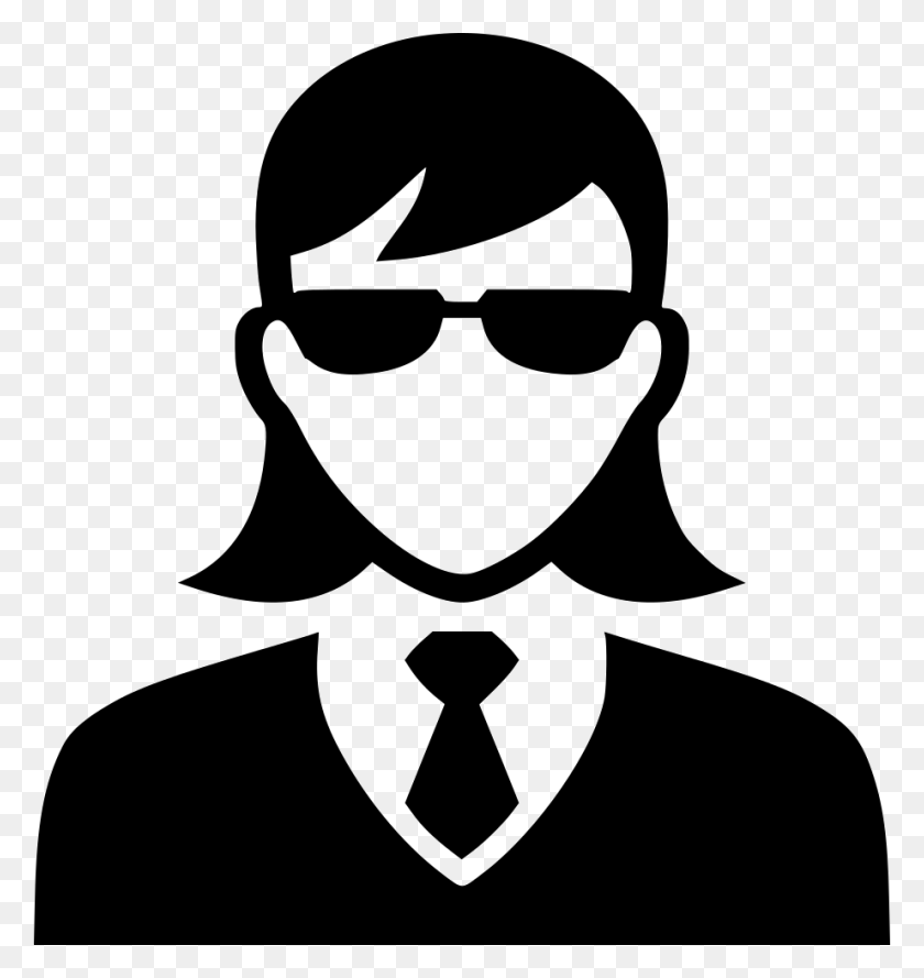922x980 Clip Art Images Woman Worker Icon, Stencil, Sunglasses, Accessories HD PNG Download
