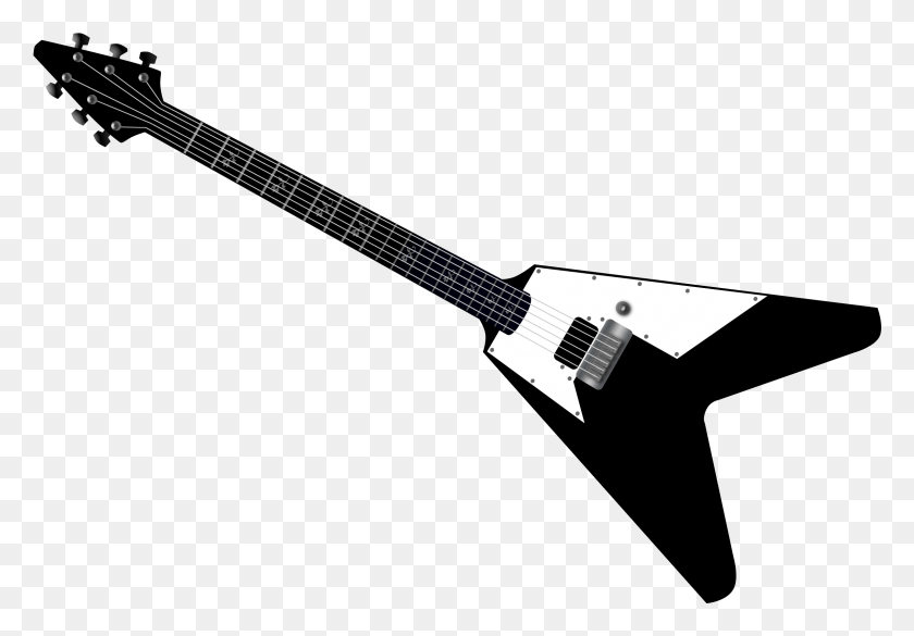 2380x1602 Clip Art Library Electric Bass Musical Instrument Electric Guitar Vector, Guitar, Leisure Activities, Musical Instrument HD PNG Download