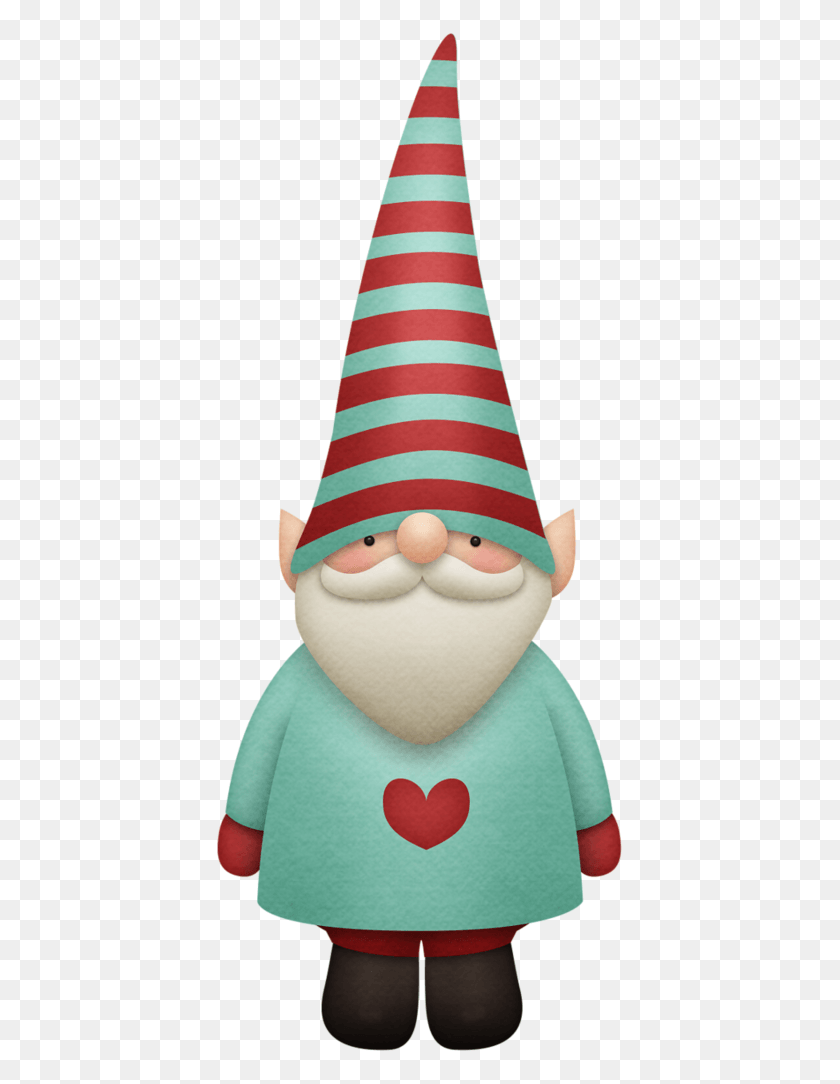 411x1024 Clip Art Library Kaagard Gnomeforholidays Christmas Day, Clothing, Apparel, Party Hat HD PNG Download