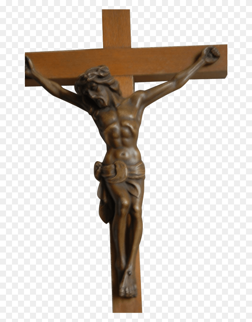 676x1011 Clip Art Library Library Jesus On The Transparent, Crucifix, Cross, Symbol HD PNG Download