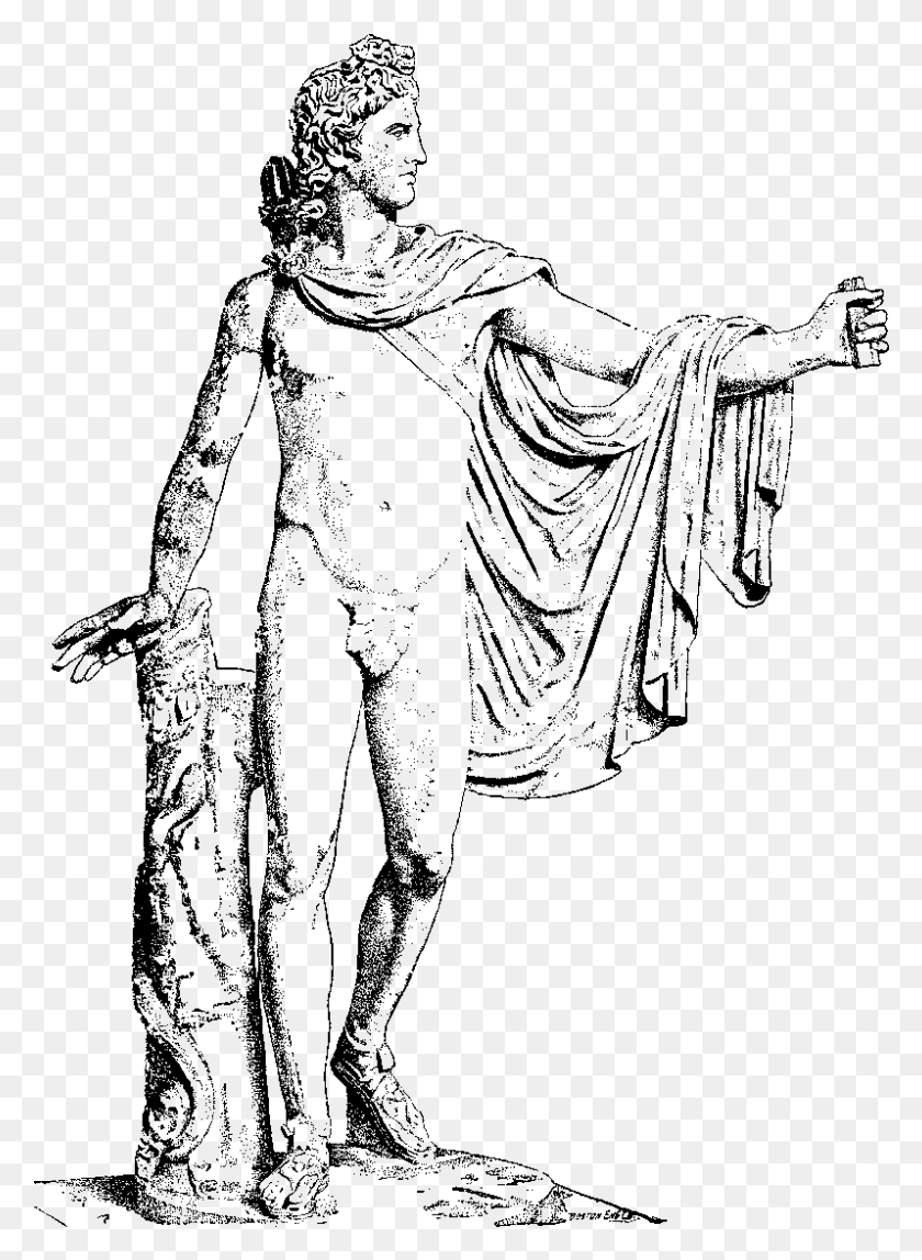 798x1114 Clip Art Library Mythology Gods And Goddesses Apollo Greek God, Gray, World Of Warcraft HD PNG Download