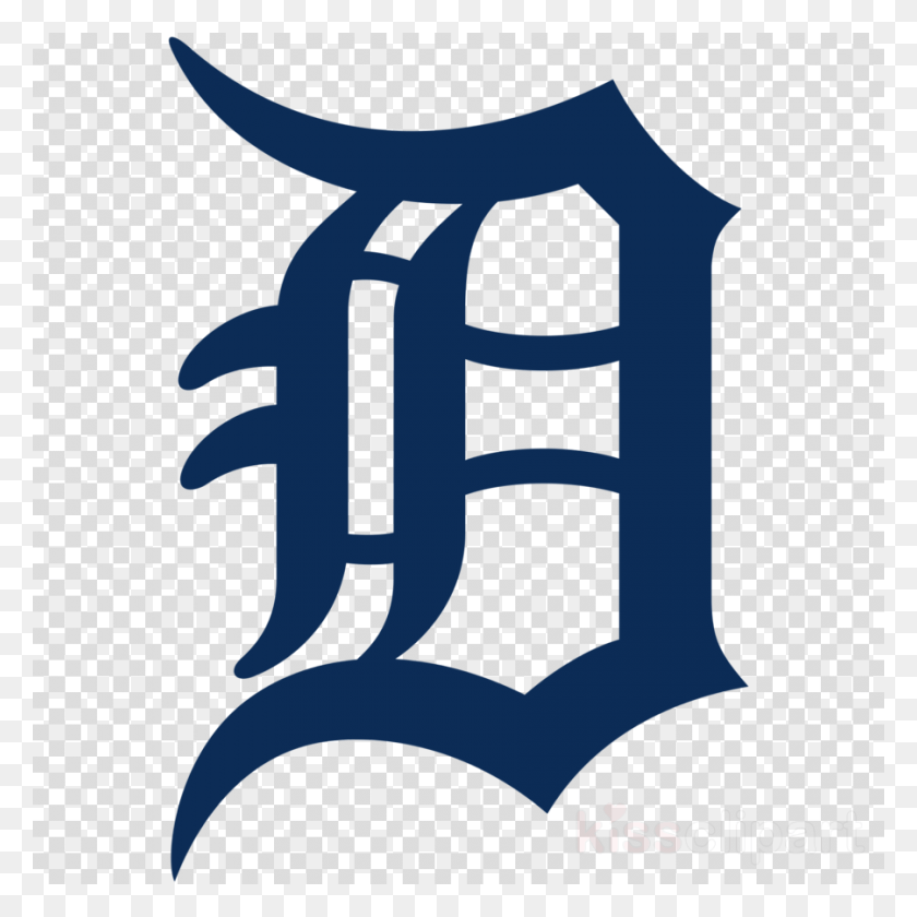900x900 Clip Art Library Stock Major League Baseball Bat Detroit Tigers D Logo, Text, Number, Symbol HD PNG Download