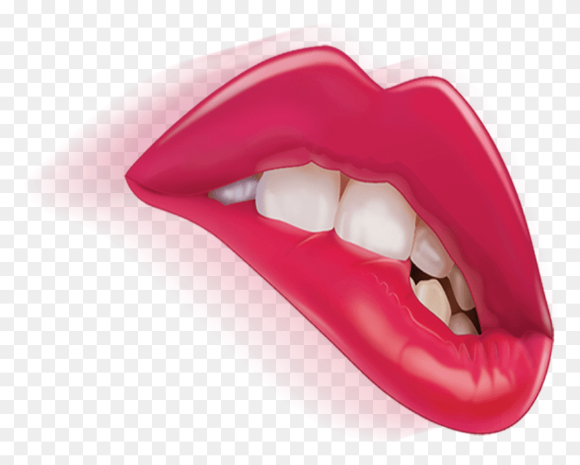1045x823 Clip Art Lip Biting Lip Bite Vector, Teeth, Mouth HD PNG Download