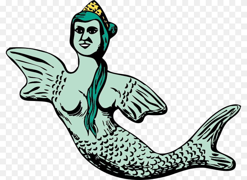 800x613 Clip Art Mermaid, Adult, Female, Person, Woman Sticker PNG