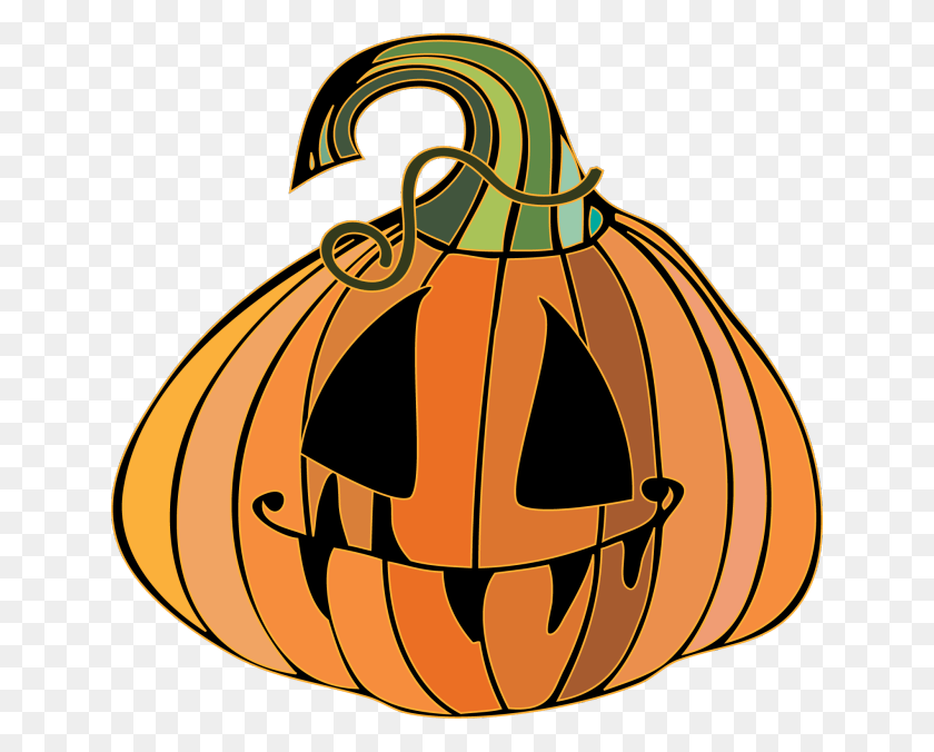 640x616 Clip Art Of A Smiling Jack O Lantern Dixie Allan 3ogxlt Jack O39 Lantern, Pumpkin, Vegetable, Plant HD PNG Download