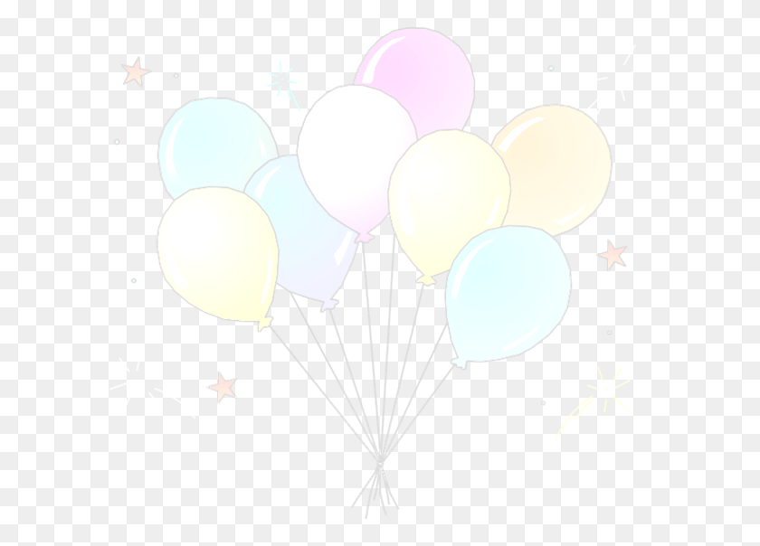 597x544 Clip Art Of Balloons Of Different Colors Balloon, Ball HD PNG Download
