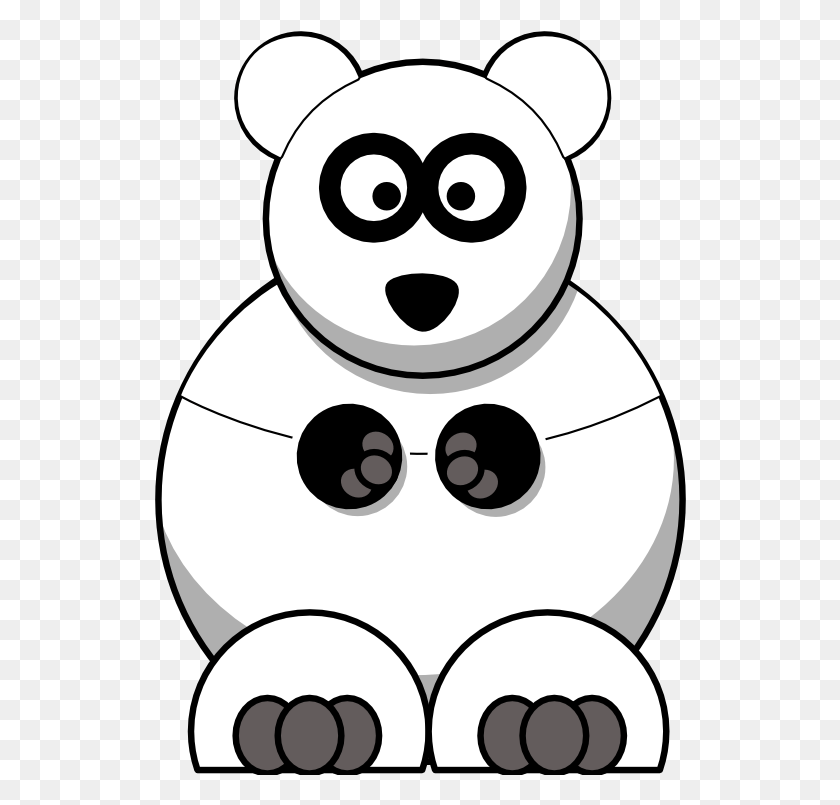 532x745 Clip Art Panda Bear Polar Bear Facts For Kids, Snowman, Winter, Snow HD PNG Download