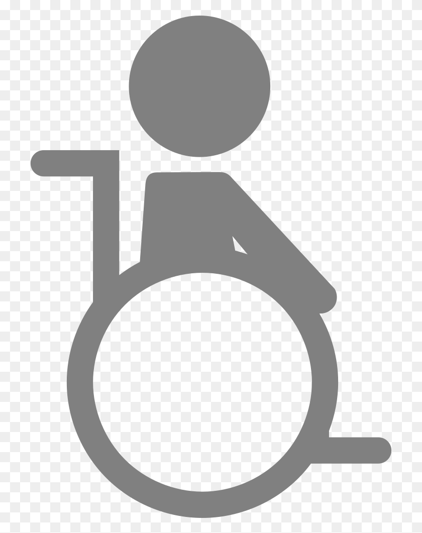 721x1001 Clip Art Person In A Wheelchair Clipart, Text, Symbol, Moon HD PNG Download