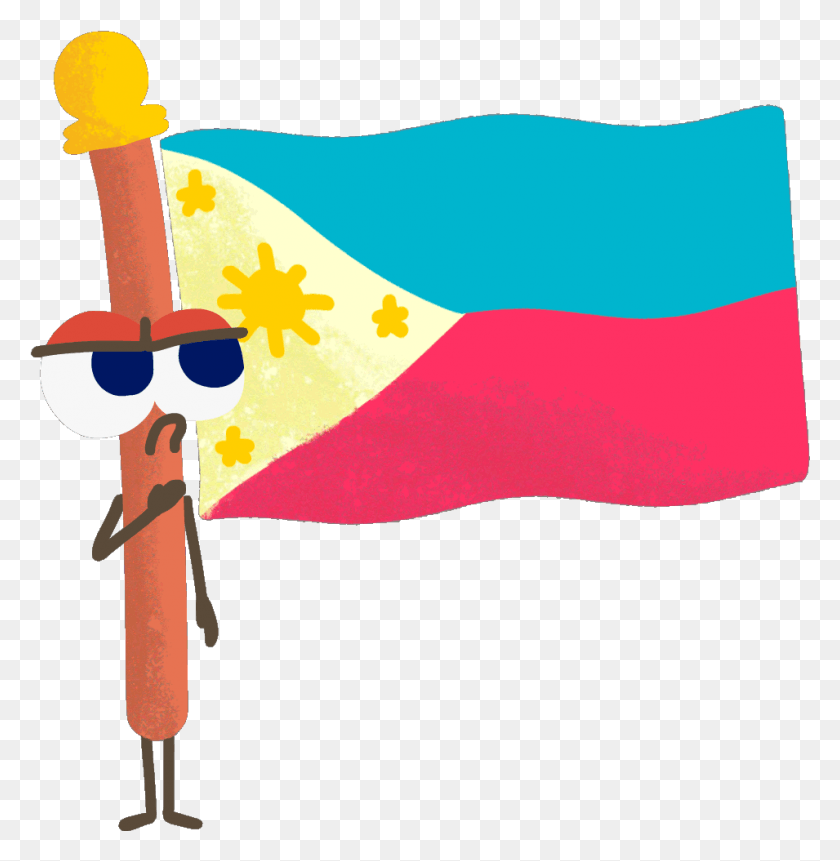 955x981 Descargar Png / Bandera De Filipinas Png