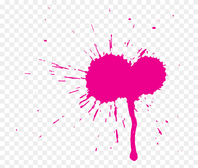706x654 Clip Art Pink Splatter, Graphics, Stain HD PNG Download