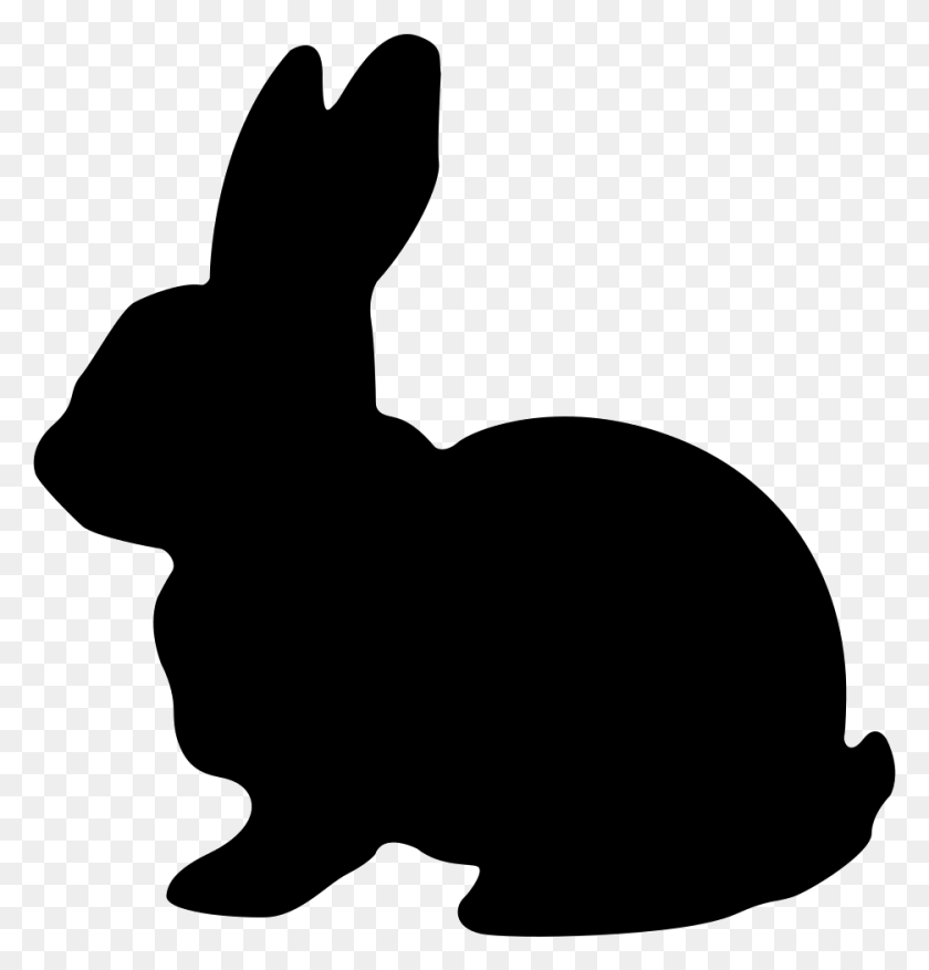 936x981 Clip Art Rabbit Free On Free Rabbit Svg File, Animal, Mammal HD PNG Download
