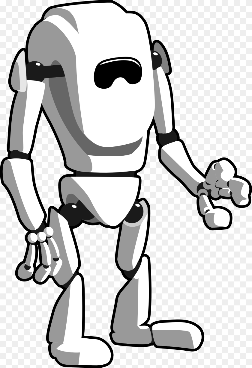 Clip Art Robot Black White Line Art Geometry, Device, Grass, Lawn, Lawn Mower PNG